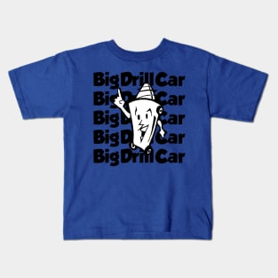 Vintage Big Drill Car Band Kids T-Shirt